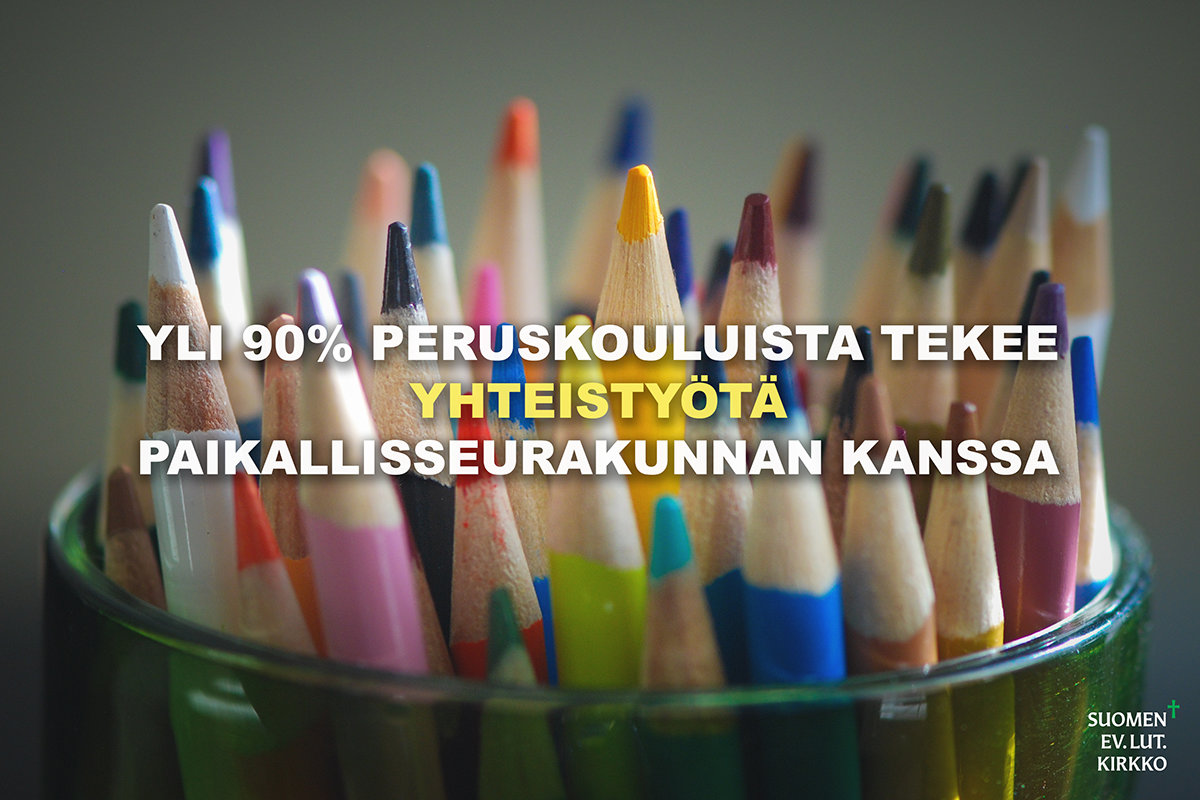 Kirkko tekee yhteistyötä koulujen ja oppilaitosten kanssa