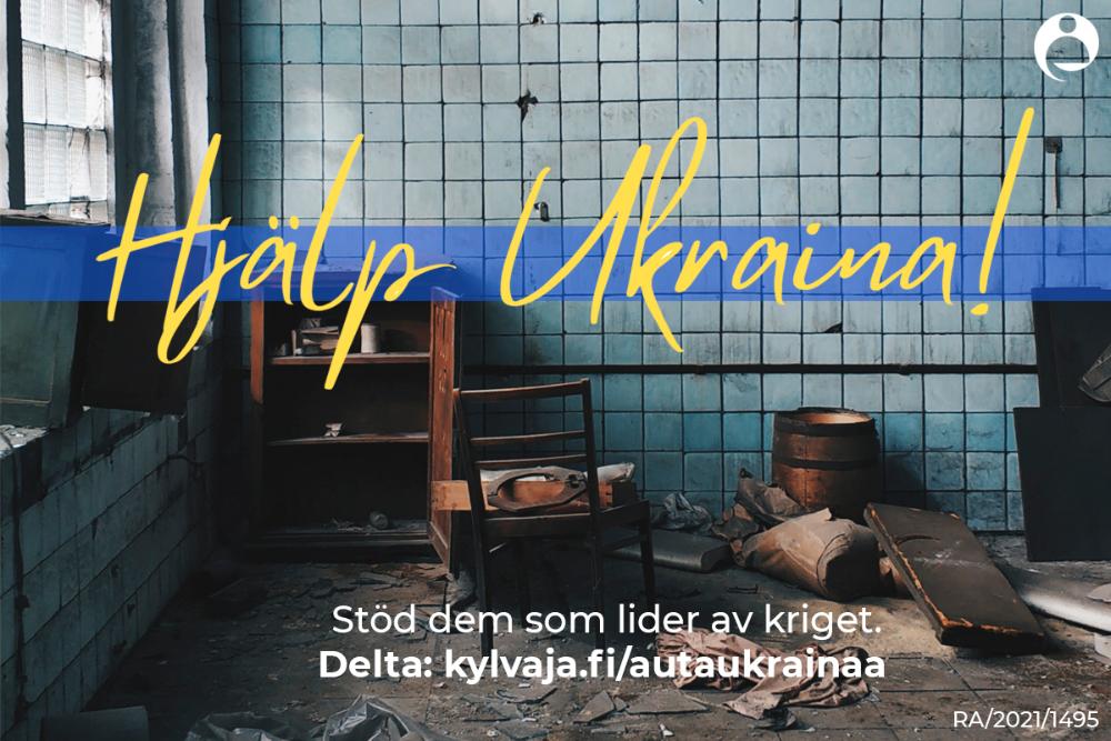 Hjälp Ukraina, kylvaja.fi.