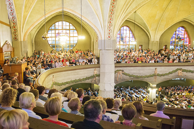 A worship at Tampere's cathedral