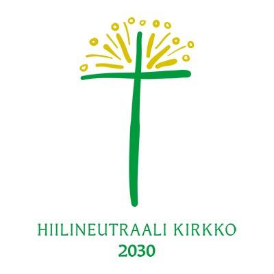 Hiilineutraali kirkko 2030 -logo.