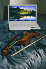 Dator och violin
