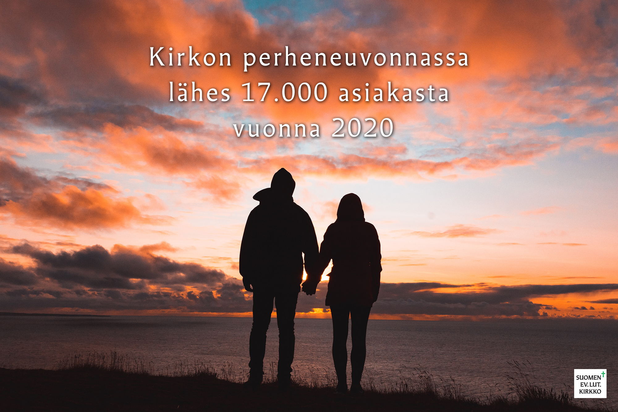 Kirkon perheneuvonnassa lähes 17.000 asiakasta vuonna 2020.