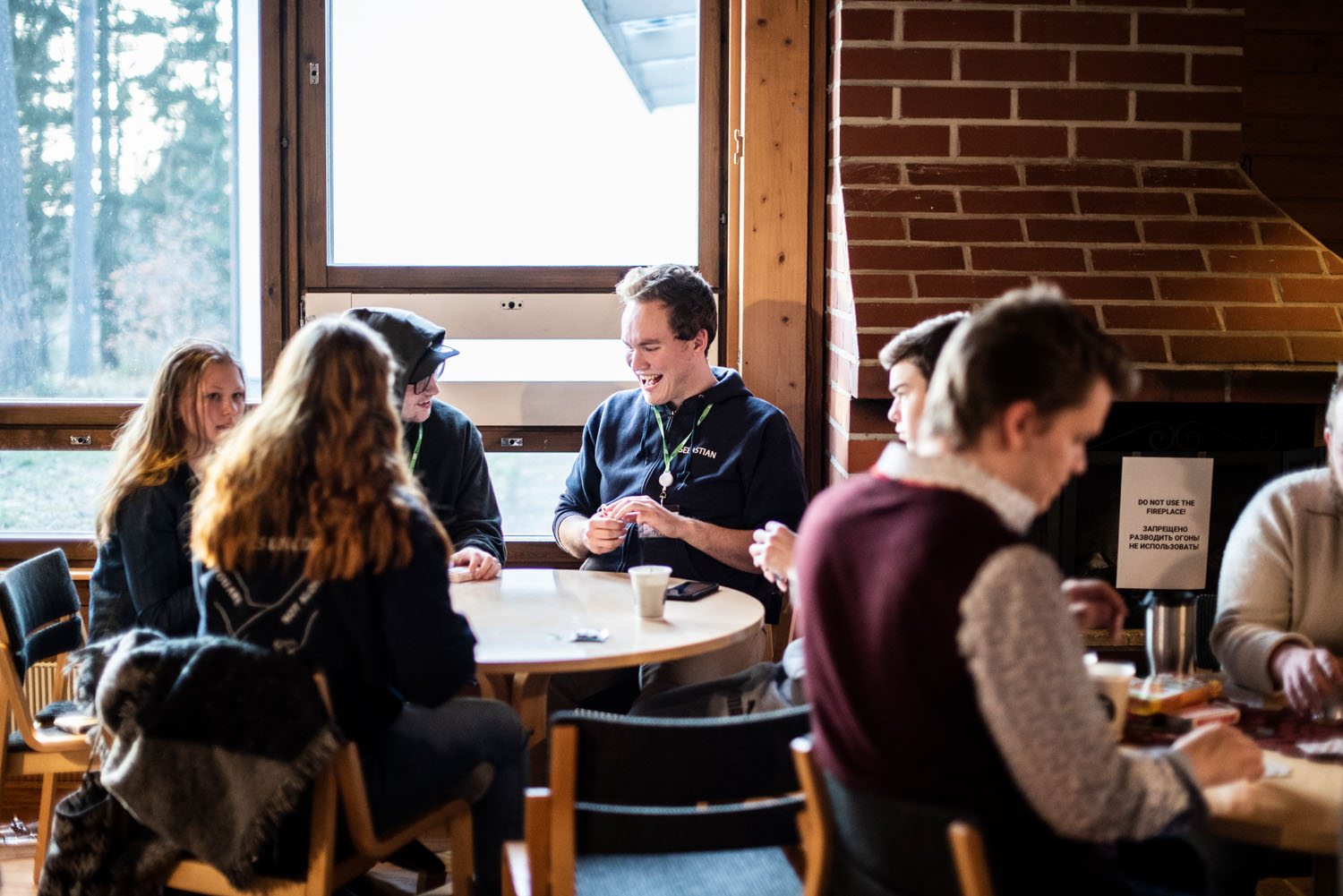 Öppna bilden i större format Chill i caféet.