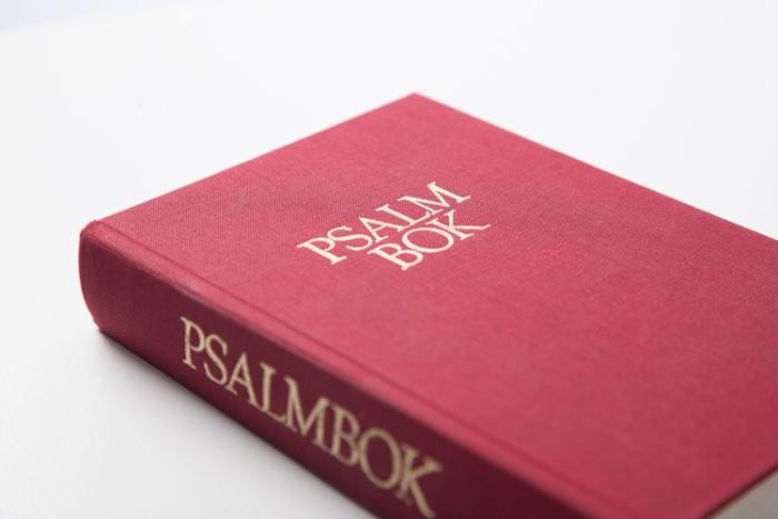 En psalmbok.