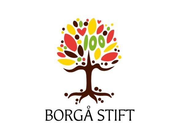 Logo för Borgå stift 100 år