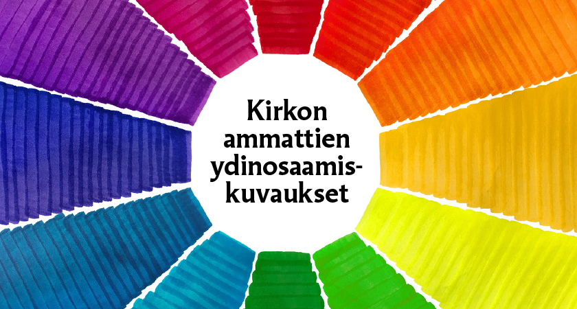 Kirkon ammattien ydinosaamiskuvaukset -logo.