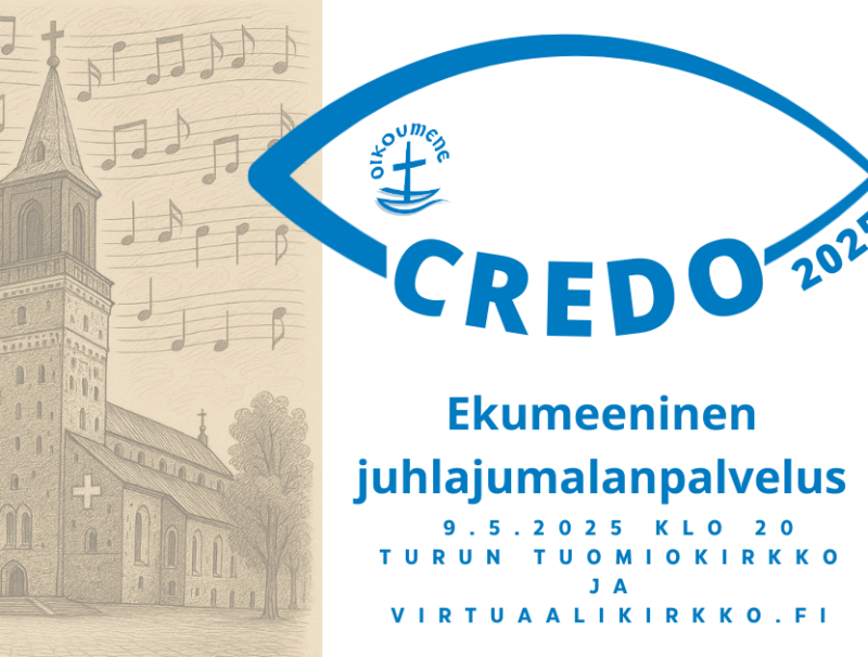 Mainos Ekumeenisesta juhlajumalanpalveluksesta