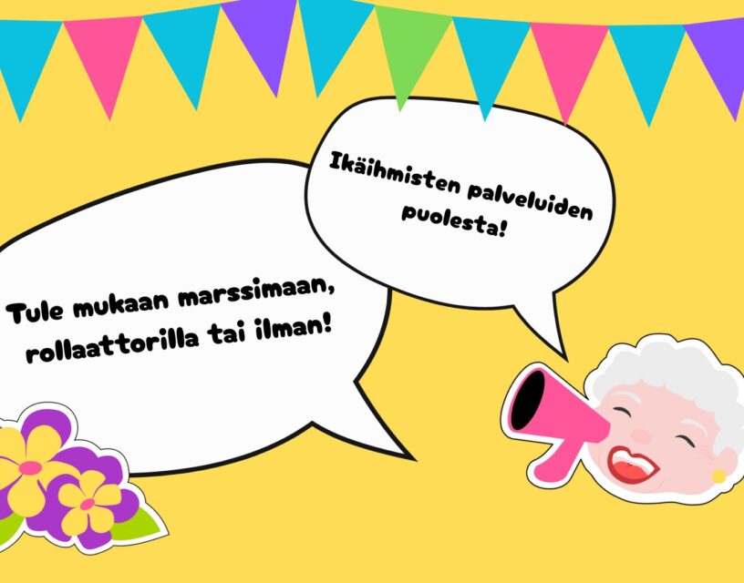 rollaattoritapahtuma Helsingissä 8.5.2026.