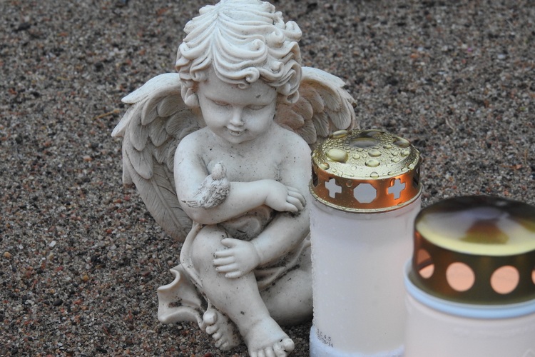 Angel and candles