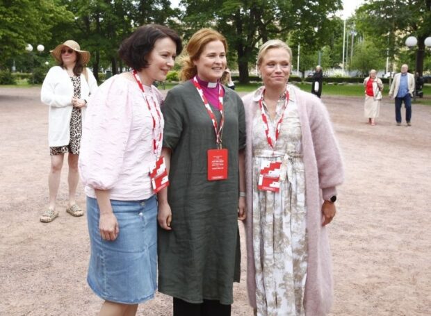 Jenni Haukio, Mari Leppänen, Maaret Kallio.