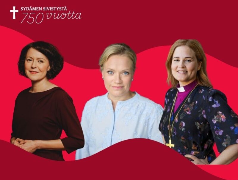 Jenni Haukio, Maaret Kallio ja Mari Leppänen.