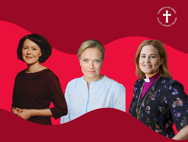 Jenni Haukio, Maaret Kallio ja Mari Leppänen.