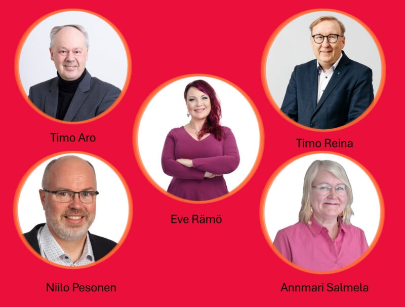 Kuntakeskustelijat Suomiareenassa 2026.